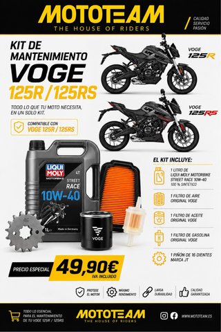 Kit Mantenimiento Voge 125R/125RS