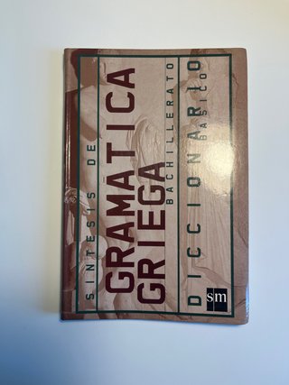 Gramática griega bachillerato