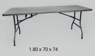 Mesa Plegable Jardín 1.80m