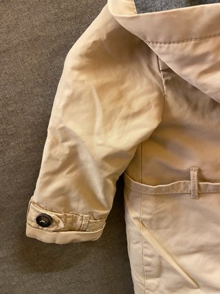 Gabardina Zara Beige Niña Talla XS