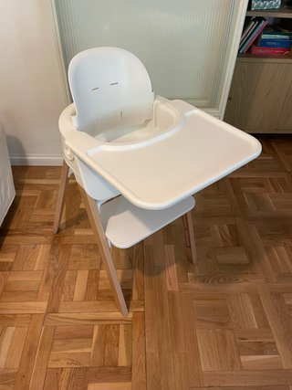 Trona Stokke Steps Blanca y Madera