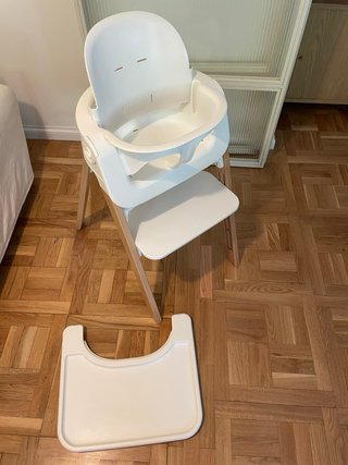Trona Stokke Steps Blanca y Madera