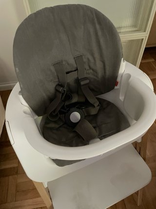 Trona Stokke Steps Blanca y Madera
