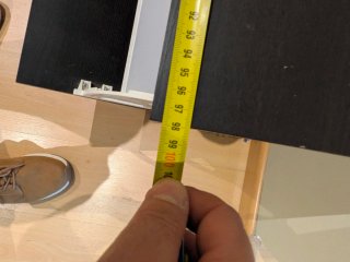 Mueble de entrada con espejo y perchero