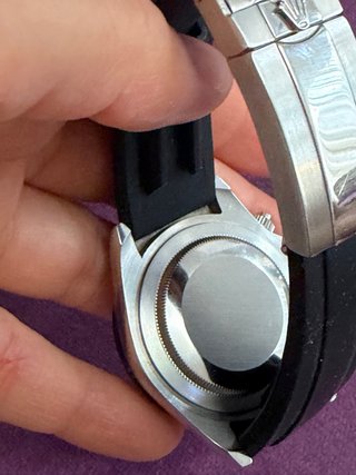 Reloj Rolex Daytona Negro/Plata