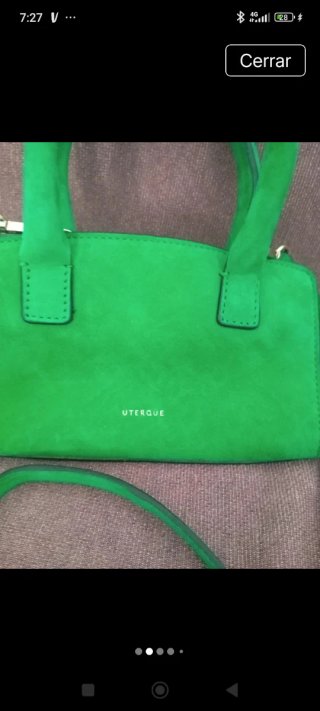 Bolso mini Uterqüe verde