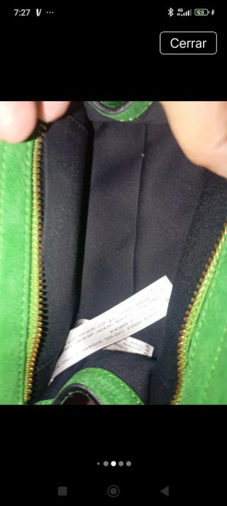 Bolso mini Uterqüe verde