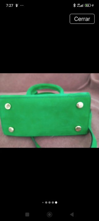 Bolso mini Uterqüe verde