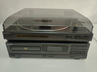 Tocadiscos Sony PS-LX43P y CD Player Sony