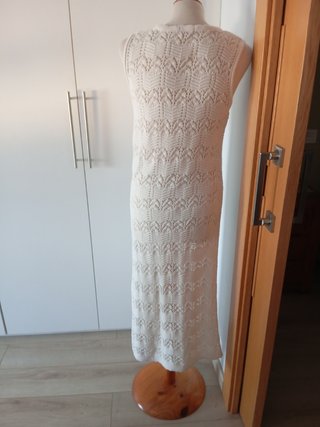 Vestido punto Tezenis L de verano calado largo