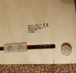 Reloj calendario Goula madera iniciación al alemán
