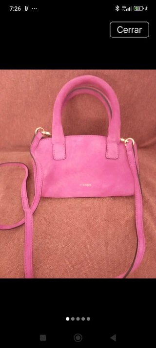 Bolso mini Uterqüe rosa