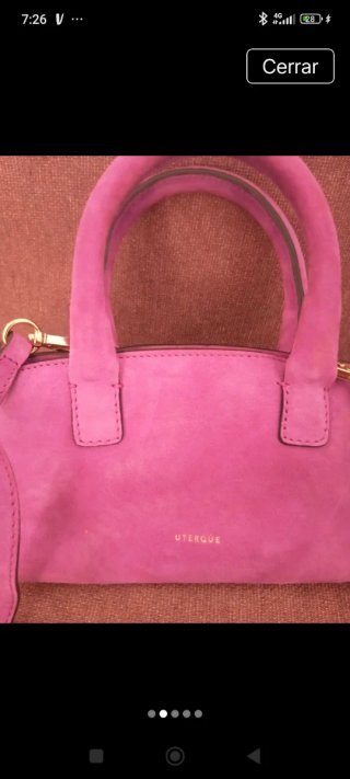 Bolso mini Uterqüe rosa
