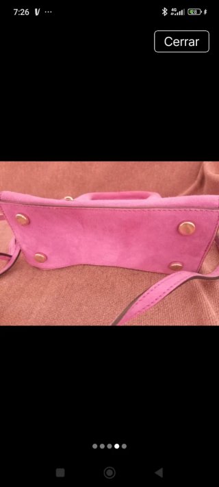 Bolso mini Uterqüe rosa