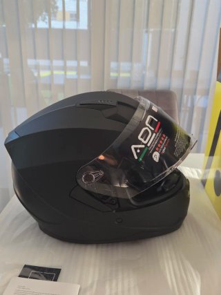 Casco Moto Integral STELVIO Negro Mate