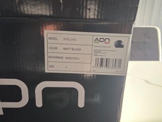 Casco Moto Integral STELVIO Negro Mate
