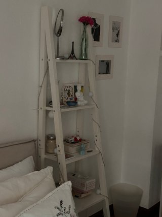 Estantería Escalera Blanca