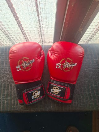 Guantes de Boxeo El Bronx Rojos