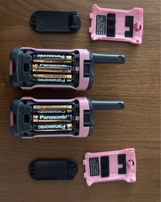 Pack 2 Walkie Talkies Motorola Rosa