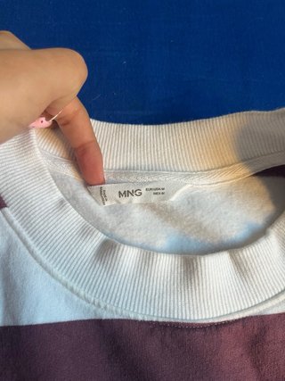 Sudadera Mango Rayas Talla M