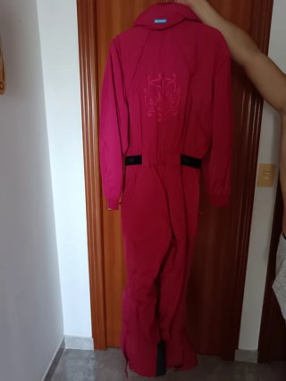 Mono de esquí mujer Rosa fúcsia