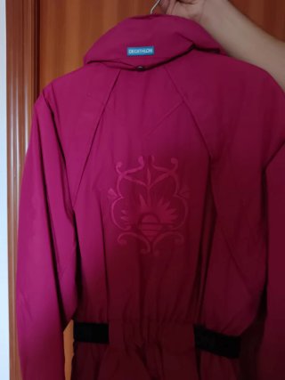 Mono de esquí mujer Rosa fúcsia