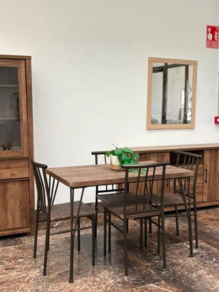 Nueva mesa de madera con 4 sillas ECONOMICA!!