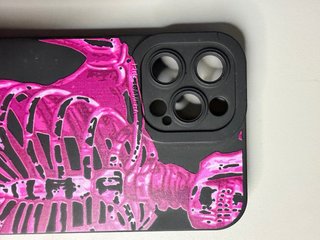 Cover iPhone 12 Pro Max Scheletro Rosa