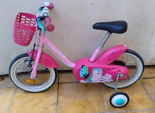 Bicicleta B'Twin Unicorn 500 14 Rosa