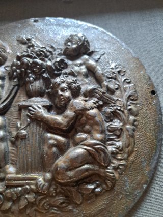 Placa Bronce Macizo Niños