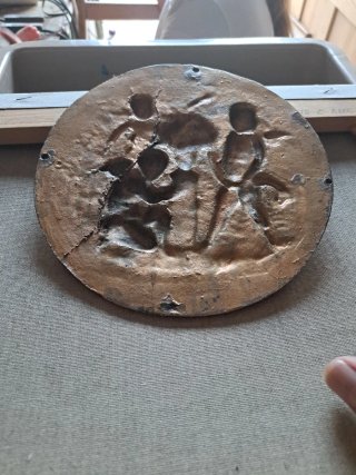 Placa Bronce Macizo Niños