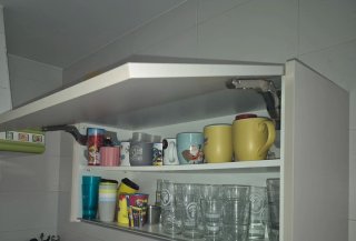 Mueble de cocina beige