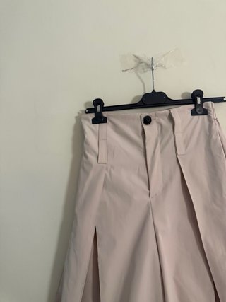 Pantaloni larghi beige