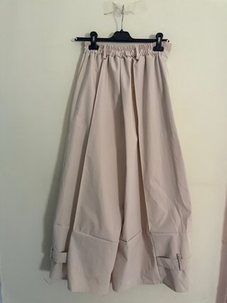 Pantaloni larghi beige