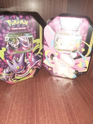 Caja Pokémon TCG Mega Gengar EX / Clefable