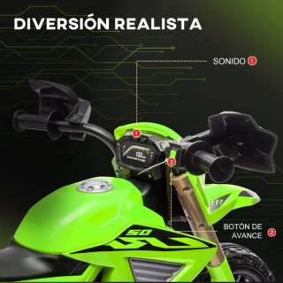 Moto Eléctrica Niños +3 Años ,12V Batería