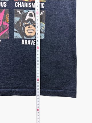 Vintage Graphic T-Shirt Marvel Expressions Navy