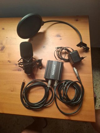 Micrófono Neewer NW-700 + NW-100 48V
