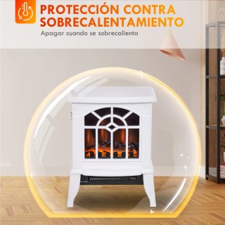 Chimenea Eléctrica Decorativa 1000/2000W