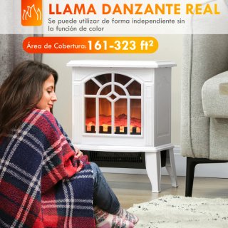 Chimenea Eléctrica Decorativa 1000/2000W