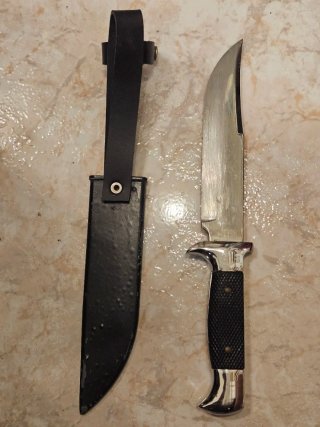 Cuchillo Muela Años 70 con Funda