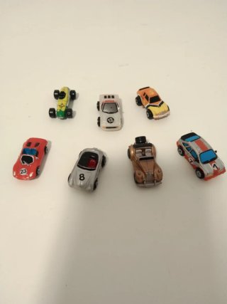 Lote 7 Micro Machines Coche de carreras y antiguos