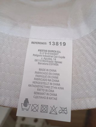 Sombrero de disfraz dorado