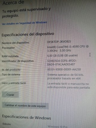 PC Torre de ordenador Asus i5
