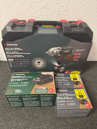 Parkside Llave de Impacto 20V + Baterías