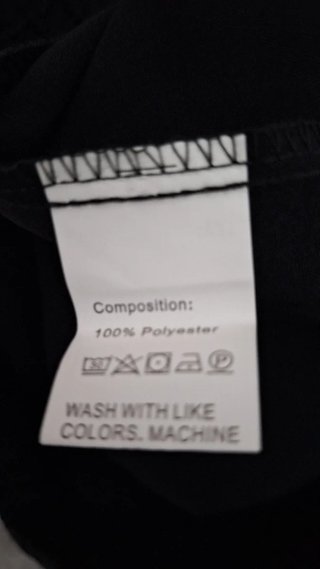Pantalón negro ancho