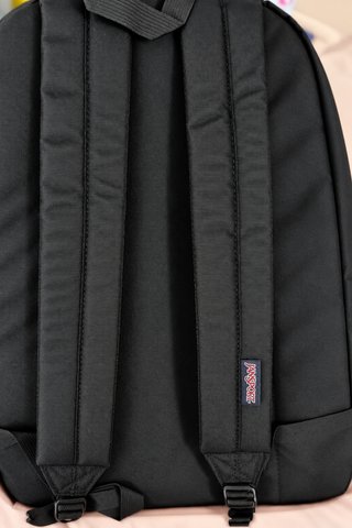 Mochila Jansport Cortlandt Negra y Marrón Nueva