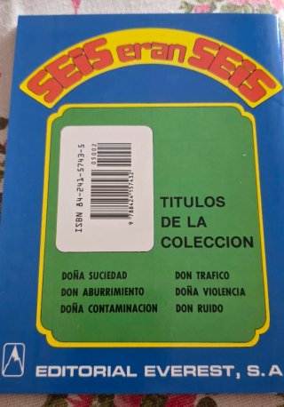 Colección 6 cuentos. Seis eran seis.