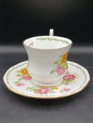 Taza café porcelana inglesa Enero