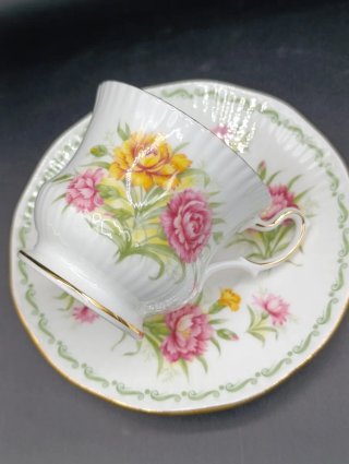 Taza café porcelana inglesa Enero